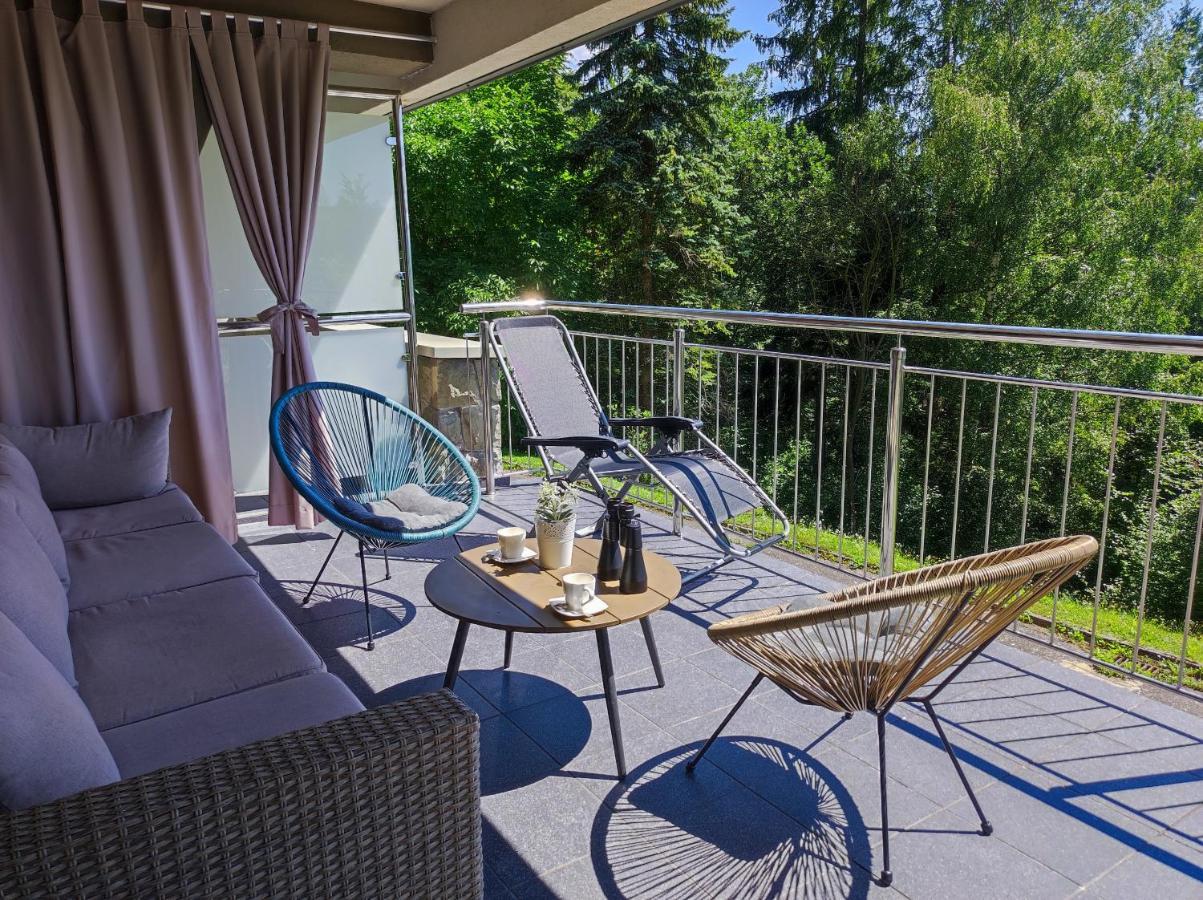 Apartament Widokowy Z Tarasem Bukowa Wisla Bagian luar foto