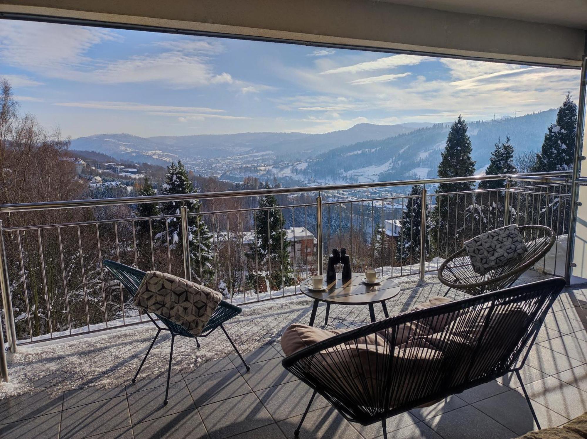 Apartament Widokowy Z Tarasem Bukowa Wisla Bagian luar foto
